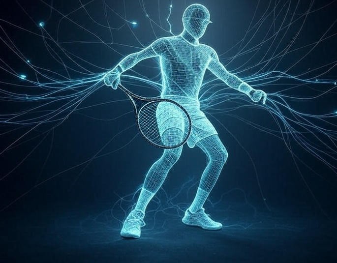 Illustration of a human brain with glowing neural pathways.
