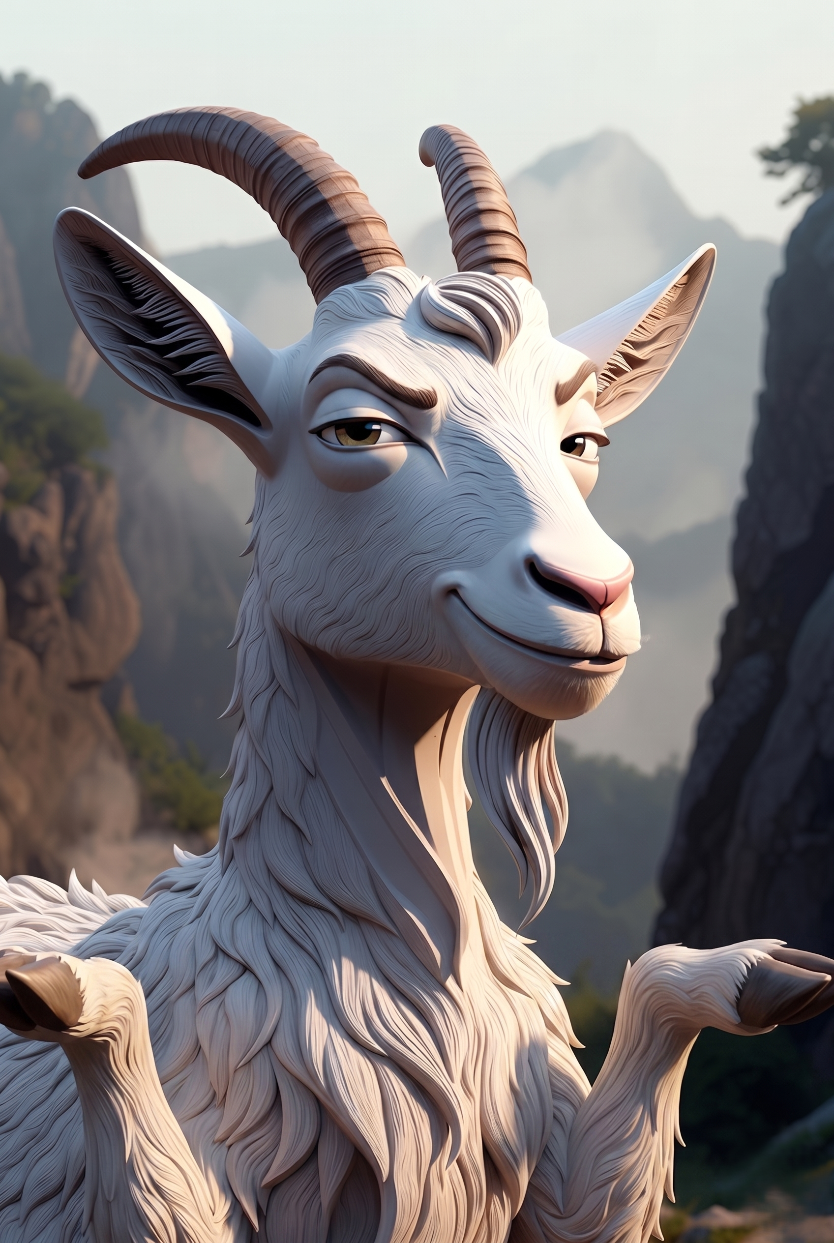 Buck the goat